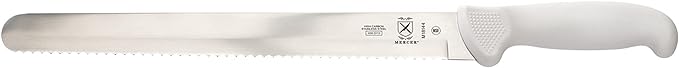 Mercer Culinary Ultimate White 12" Wavy Edge Slicer Knife