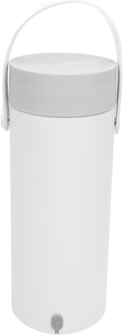 Small Electric Tea Kettle, Rechargeable Portable 304 Stainless Steel Travel Hot Water Boiler with 4 Temperature Settings, Cordless Use for Coffee Tea Milk, No BPA, No Odor, Long