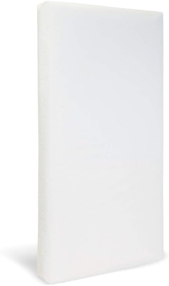 Lullaby Earth Baby Crib Mattress - Lightweight 2-Stage Infant & Toddler Bed - Waterproof, Non-Toxic, Standard Size 52" x 28"
