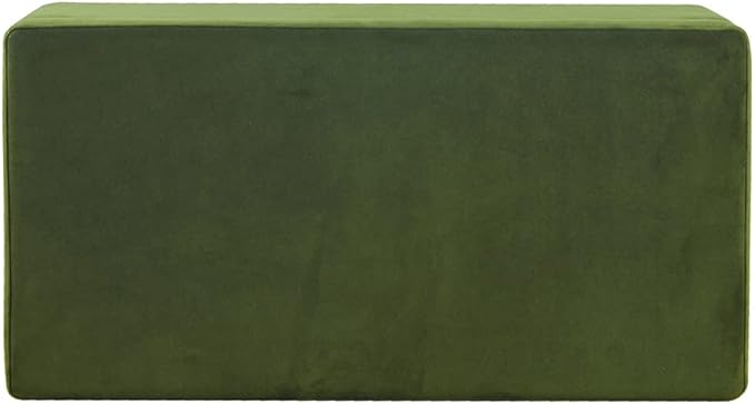 HomePop Upholstered Storage Bench with Metal Leg Home Décor|Bench with Storage for Living Room & Entryway - Blush Green