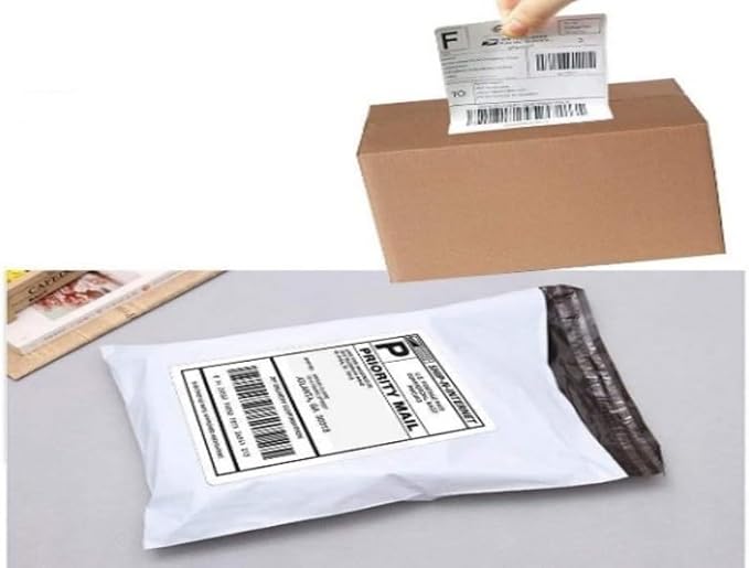 Square Multipurpose Labels Replacement for DYMO 30332 (1" x 1") Compatible with DYMO Labelwriter 450, 4XL & Zebra Desktop Printers [10 Rolls/7500 Labels]