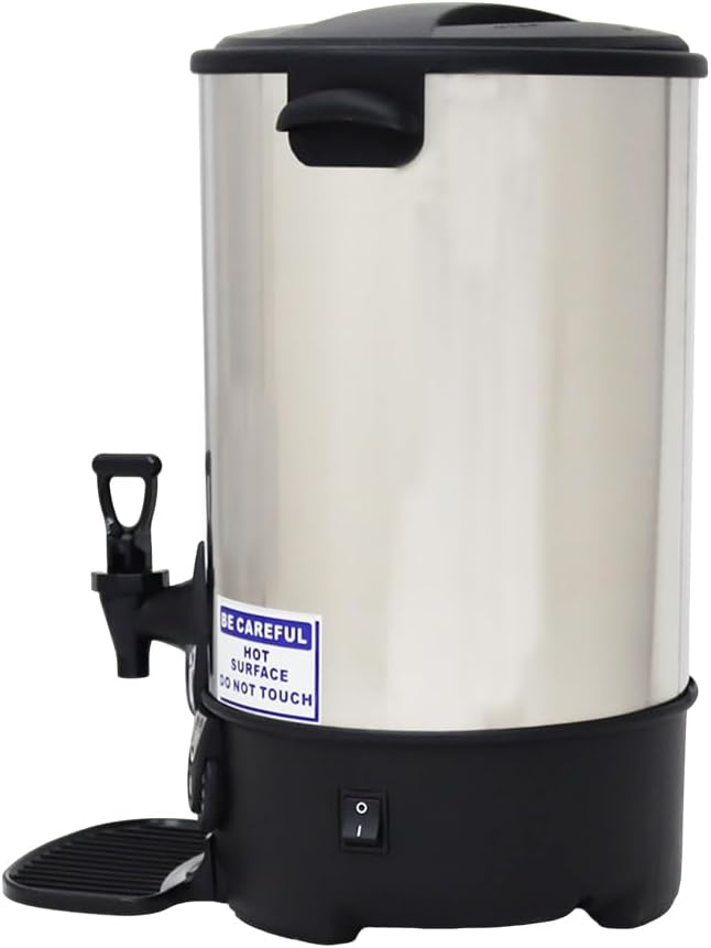 9.7L/10.3QT Hot Water Dispenser Commercial Electric Hot Water Bucket 1500W Fast Boiling with Temperature Control Electric Kettle for Office Restaurant Tea Shop & Event Venues 110V