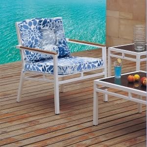 Outdoor Chair Cushions 19 x 19 Inch Set of 2 Water Resistant Seat Cushions with Ties, Outdoor Cushions for Patio Furniture with 3-Year Fade Resistant