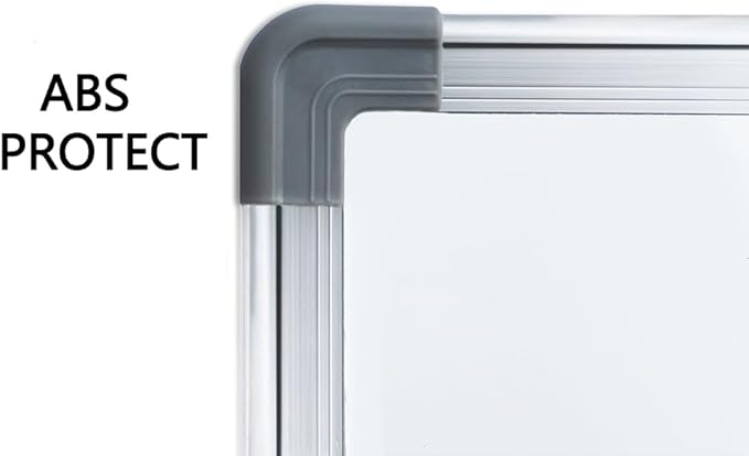 Dry Erase White Board, 24x16Inch (60x40cm) for Wall Whiteboard Aluminum Frame Hung for Kids Draw and Write Teach