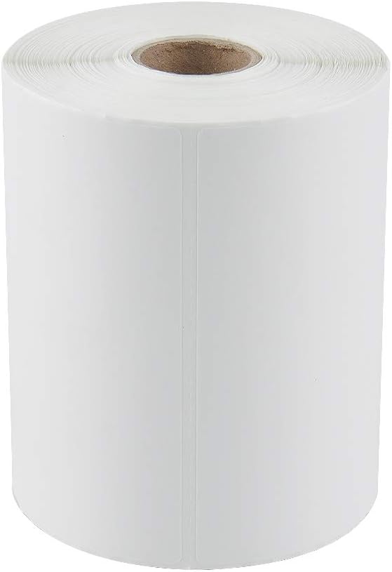 L LIKED 4000 Count 4" x 6" Direct Blank Thermal Shipping Labels with 250 Labels/Roll - Compatible with Zebra 2844 ZP-450 ZP-500 ZP-505 (16 Rolls)