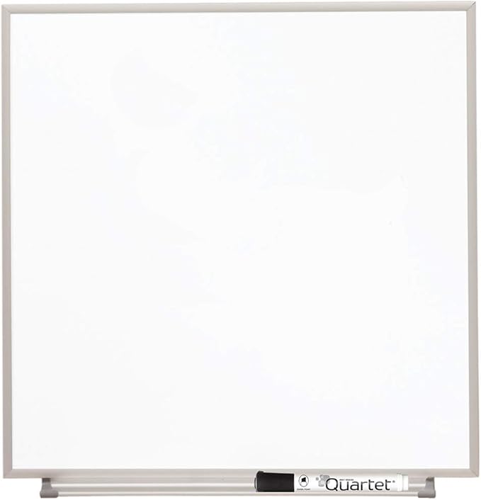 Quartet Matrix Modular Magnetic Whiteboard, 23" x 23", Includes Tray and Marker, Silver Aluminum Frame (M2323)