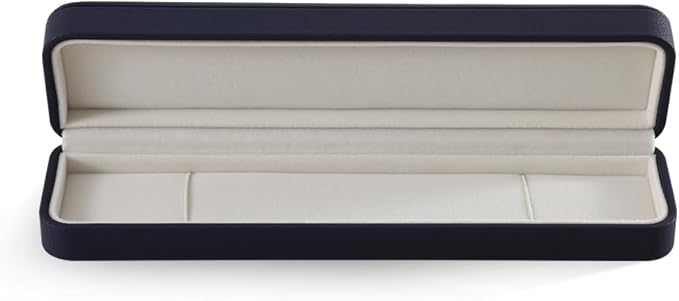 Necklace Box Gift, Leather Necklace Boxes,Blue Necklace Storage Box Luxury Gift Box For Engagement, Birthdays