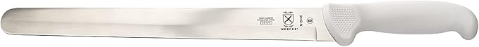 Mercer Culinary Ultimate White 12" Plain Edge Slicer Knife