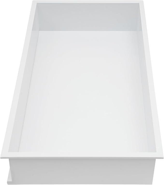 Shower Niche Cabinet, LED Light Shower Ni-Che, 13 x 25 x 4 inch Recessed Wall N-iche with LED Strip, No Tile Need Shower Shelf for Bathroom Recessed Wall Shelf Horizontal Niche, White