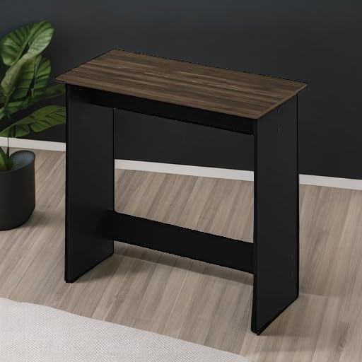 FURINNO Simplistic Study Table, Columbia Walnut