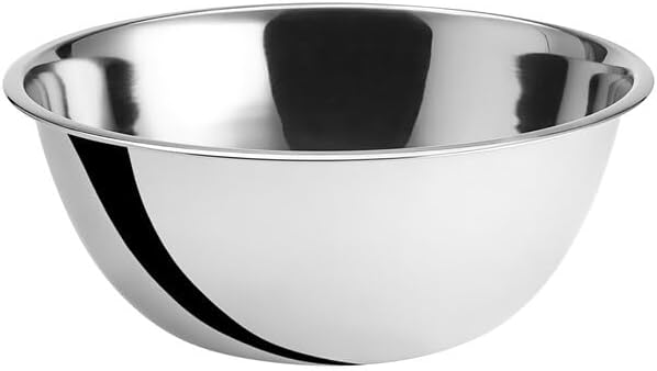Stainless Steel Mixing Bowl for Commercial and Home Kitchen (8qt)