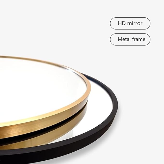 OGCAU Floor Full Length Mirror, 81"x41" Arched-Top Hanging or Leaning, Standing Mirror, Full Body Wall Mounted with Aluminum Frame for Living Room (Gold)