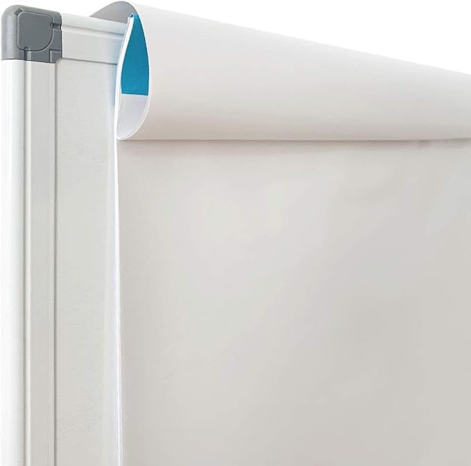 Mobile Easel Whiteboard 40x28 Inches – Adjustable Height Rolling Whiteboard on Wheels, Magnetic Portable Dry Erase Board Stand Easel White Board Flipchart Easel Board with Paper Pad