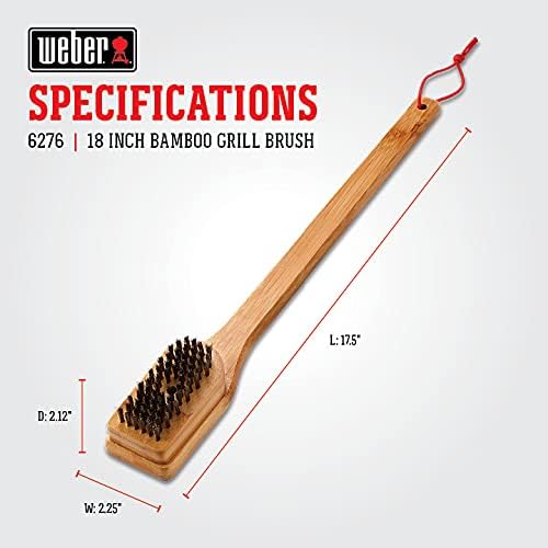 Weber 18" Bamboo Grill Brush