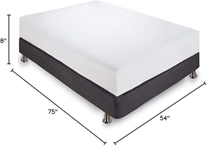 REVO Sleep Gel Memory Foam Mattress, 10-Inch Full – Supportive Cooling Mattress with Gel Foam for Pressure Relief and Breathable Sleep – Ideal for Guest or Teen Bedrooms