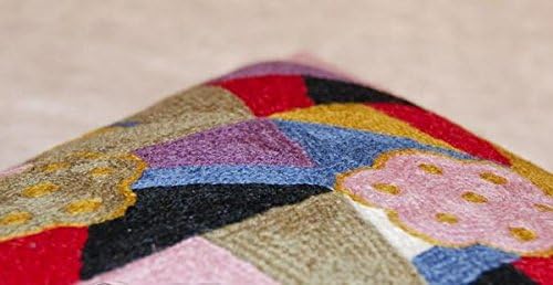 Klimt Yellow Modern Couch Pillow Cover | Gold Art Nouveau Pillows | Modern Chair Cushion| Contemporary Pillows | Modern Outdoor Pillow | Mid Century Chair Cushions | Handmade Wool Size 18x18