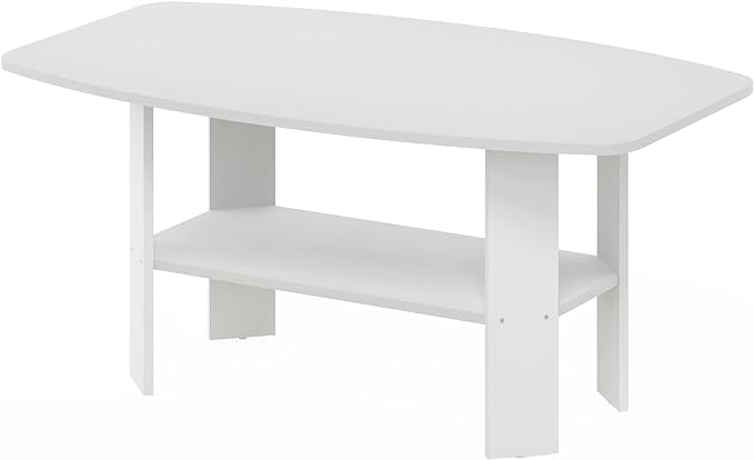 Furinno Simple Design, Coffee Table, White
