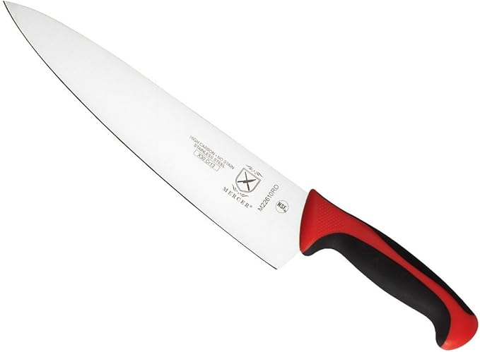 Mercer Culinary Millennia Color Handle Cutlery 10" Chef's Knife Red