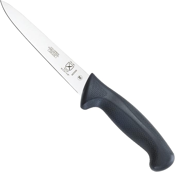 Mercer Culinary M23306 Millennia Black Handle, 6-Inch, Utility Knife