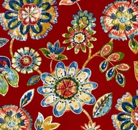 RSH DECOR: Tufted Adirondack Chair Cushion | 42.5” x 21” | All-Weather Spun Fabric | Water and Fade-Resistant | Outdoor Cushion for Patio Furniture | Daelyn Cherry