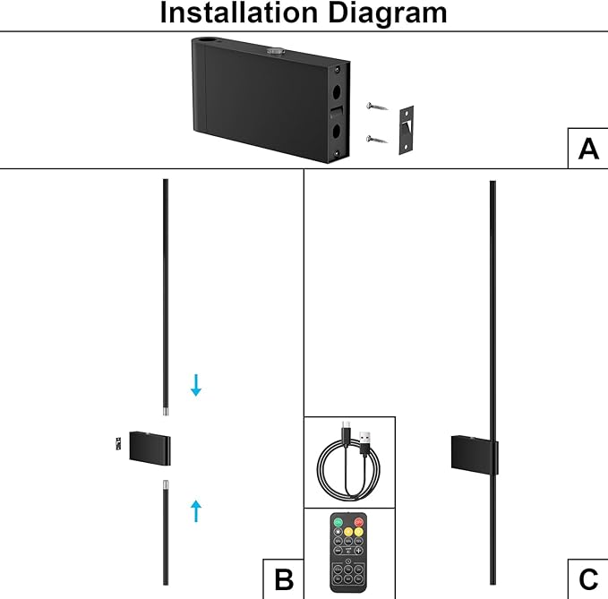2 Pack Battery Powered Wall Sconces 10000mAh Rechargeable Dimmable LED Wall Lights for Living Room, Hallway, Bedroom, 40in Living Room Dresser, 39.37 in