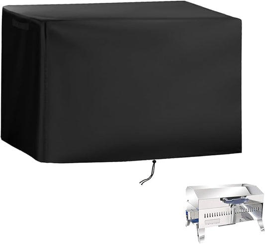 Grill Cover for Magma Boat Grill, Heavy-Duty 600D BBQ Cover for Magma Pontoon Boat Grill