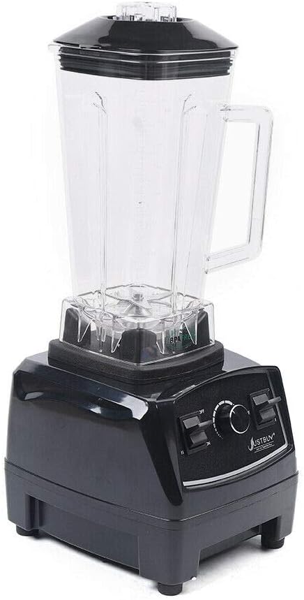 Electric Juice Blender Smoothie Maker Ice Crusher Multi-Function Kitchen Mixer Household Blender Mixer Heavy Duty High Power (2200W 2L Black)