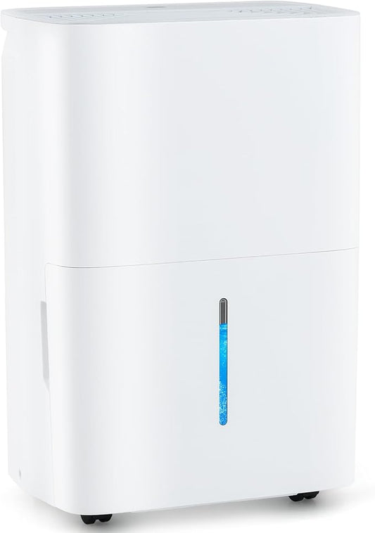 ARLIME 94.5 Pints Dehumidifier for Home, 6000 Sq.Ft Energy Star Dehumidifier w/24H Timer, LED Display, Child Lock, Drain Hose& Auto Defrost for Bedroom Basement Garage Office (94.5 Pints)