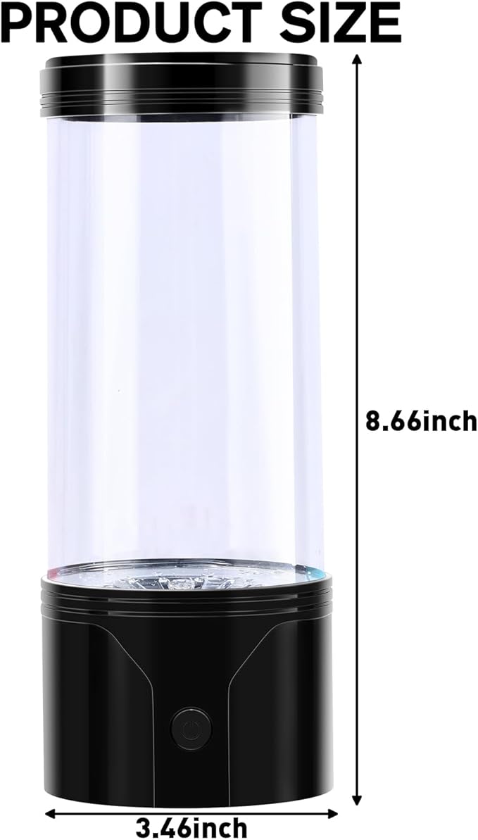 SENCU Jellyfish Lamp, LED Jelly Fish Light Lamp with 7 Color Changing USB Powered Relax Mood Aquarium Night Light Gift for Kids Men Women Home Office Table Room Decor