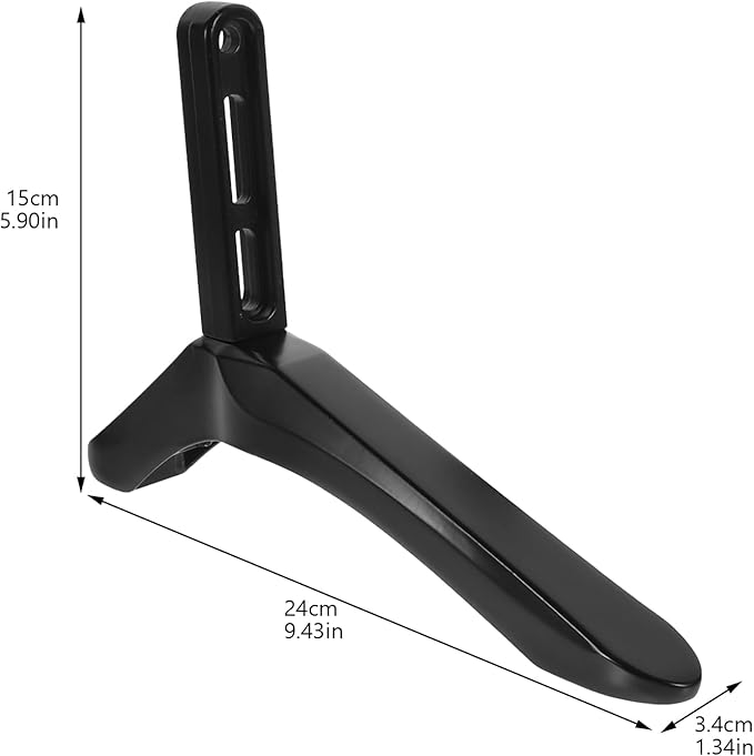 PRETYZOOM TV Base Pedestal Screen Stand Desktop TV Monitor Riser Support Legs Universal for 32 to 65 Inches Monitor