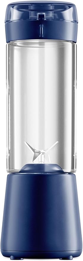 BLENDi Pro+ Portable Blender (17.5oz, Navy Blue) – Powerful 120W Motor, USB-C Rechargeable, Cordless Personal Blender Smoothies & Shakes – BPA-Free, Self-Cleaning, Travel-Friendly