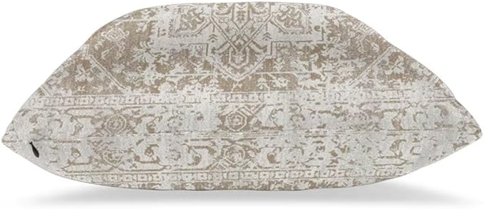 Boho Pillow Covers 22x22 Set of 2, Brown Beige Carpet Pattern Outdoor Decorative Throw Pillows Ethnic Rustic Farmhouse Cushion Cases Linen Gifts for Couch Sofa Decor