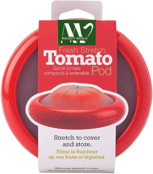 Tomato Onion Saver and Holder – Reusable Storage Containers for Fridge – Tomato Pods, Veggie Savers, Silicone Food Saver for Tomatoes and Onion