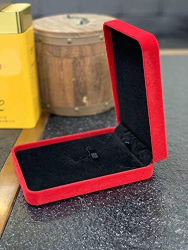 Wedding Jewelry Sets Velvet Box Necklace Earring Ring Display Case Storage Holder (Red)