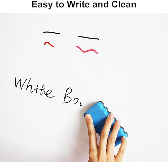 DEVELOP Magnetic Large Dry Erase Board 36 x 60 Inch, Large Wall Mounted Whiteboard with Aluminium Frame & Detachable Marker Tray 3' x 5', Magnetic White Board for Home School Office