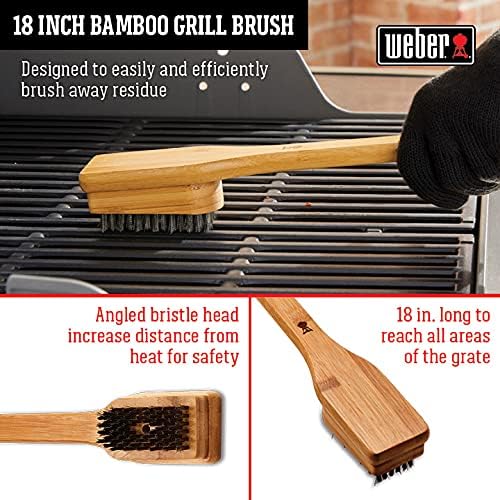 Weber 18" Bamboo Grill Brush