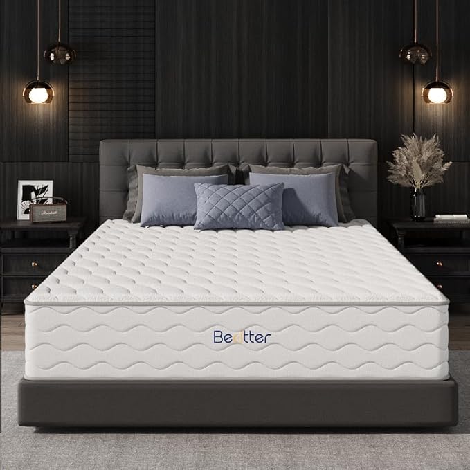 14 Inch King Hybrid Mattress, 7-Zone Green Tea & Charcoal Cooling Gel Memory Foam Mattress in a box,Pocketed Springs for Isolate Motion, Pressure Relief, CertiPUR-US Certified, Support Comfort