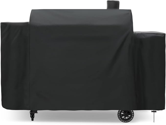 Grill Cover for Pit Boss 1100 Pro Series 1260 Triple-Function Combo Grill PB1100PSC2,PB1100PSC1,Sportsman 1230,Competition 1230CS1,Navigator 1230G Pellet Grill,Heavy Duty Waterproof Smoker Cover,Black
