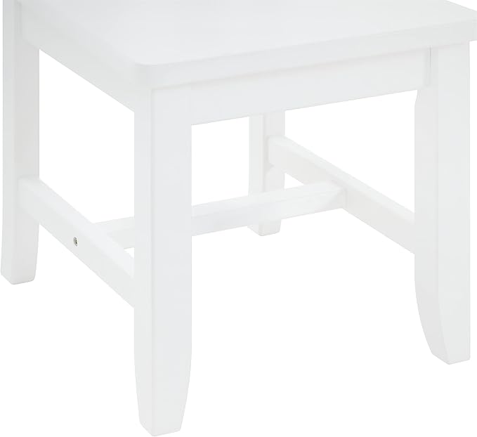 MUSEHOMEINC Kids Chairs for Toddlers,Toddler Wooden Chairs for Playing or Activity, Set of 2, Activity Chair for Children/Kids Wooden Chair/Preschool Furniture/Gift for Boys Girls. (White)