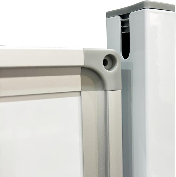 Large Rolling Whiteboard on Wheels, 48" x 32" Double-Sided Mobile White Board with Stand, Portable Standing Dry Erase Board Easel for Home Office Classroom School (32" x 48" WH)