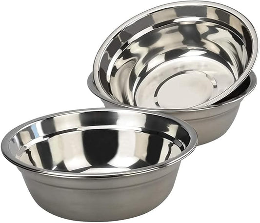 Begale 4-Pack Stainless Steel Mixing Bowls, Metal Prep Bowls