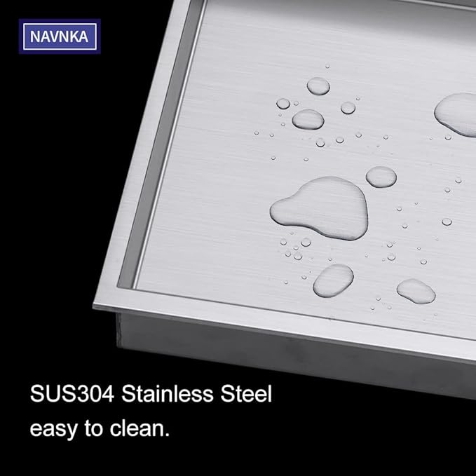 Shower Niche, 12"x24" No Tile Needed, The Insert Storage Rectangle Double Shower Shelf is Easy to Install, Stainless Steel, Brushed Nickel