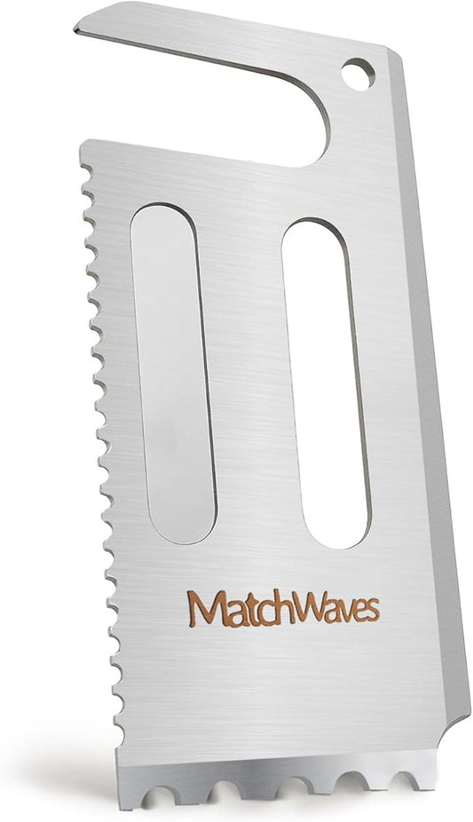 Stainless Steel Grill Scraper, Grill Grate Cleaner for Traeger Grills - Safe Bristle-Free Grill Cleaning Tool