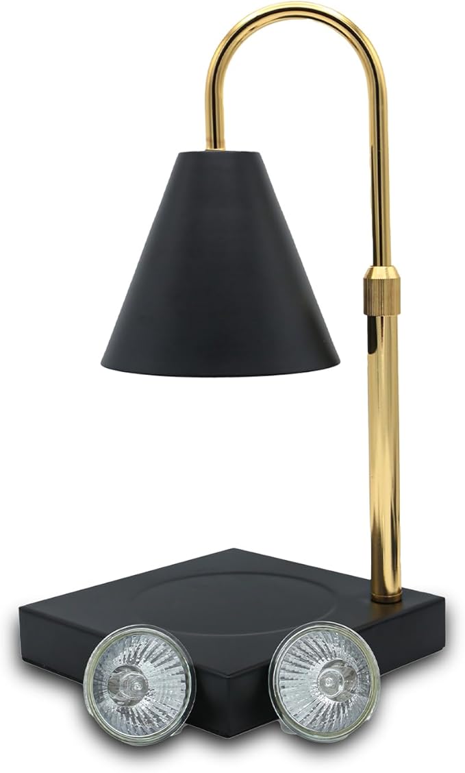 Adjustable Electric Candle Warmer Lamp with Timer - Safe & Dimmable Fragrance Diffuser for Wax Melting and Jar Candles - Modern Home Decor and Gift Ideas