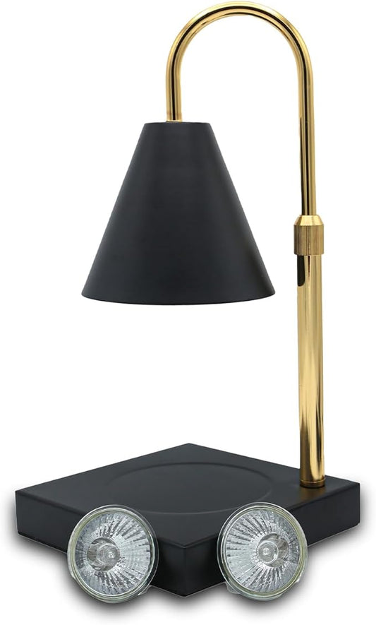 Adjustable Electric Candle Warmer Lamp with Timer - Safe & Dimmable Fragrance Diffuser for Wax Melting and Jar Candles - Modern Home Decor and Gift Ideas