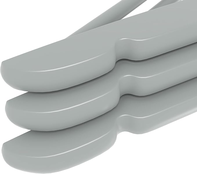 Utopia Home Premium Wooden Hangers 20 Pack - Durable & Slim Coat Hanger - Suit Hanger with 360-Degree Rotatable Hook - Wood Hangers with Shoulder Grooves (Grey Color)