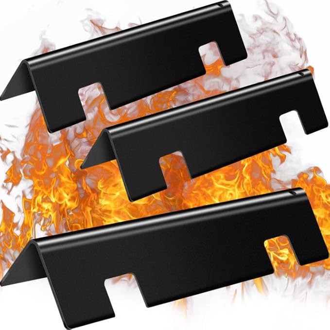 Flavorizer Bars 15.3" for Weber Spirit & Spirit 2 GS4 Grill Parts Spirit 200 E220 S220 S210 E210 Parts with Front Control, 3 Pcs Flavor Shields Grill Replacement Parts for Weber 7635 69899