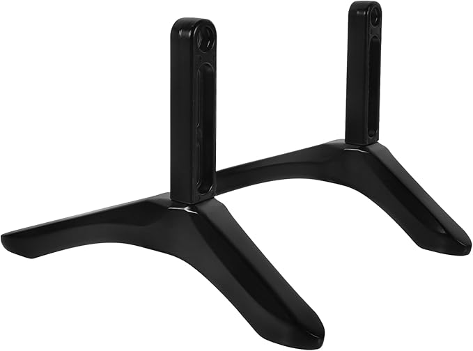 PRETYZOOM TV Base Pedestal Screen Stand Desktop TV Monitor Riser Support Legs Universal for 32 to 65 Inches Monitor