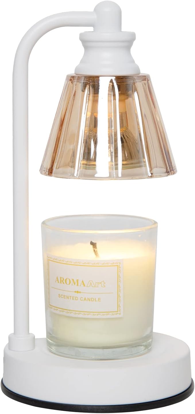 Candle Warmer Lamp, with Wax Warmer Dish, Dimmable for Jar Candles, Melter Electric Scented Candle Electric Melter Light, Home Decor and Gift for Mom and Family
