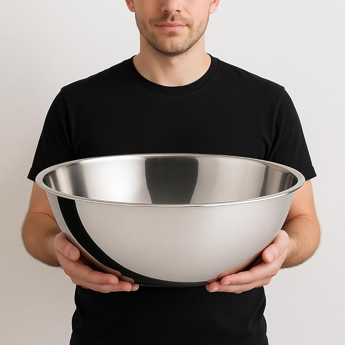 Stainless Steel Mixing Bowl for Commercial and Home Kitchen